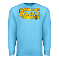Ocean Blue Sarcoma Cancer Warrior Premium Sweatshirt - texasbilliewilder