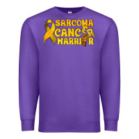 Purple Sarcoma Cancer Warrior Premium Sweatshirt - texasbilliewilder