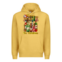 Antique Gold merry drunk im christmas Premium Hoodie - AdoDesignShop