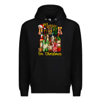 Black merry drunk im christmas Premium Hoodie - AdoDesignShop