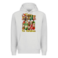 Dove Grey merry drunk im christmas Premium Hoodie - AdoDesignShop
