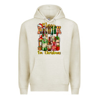 Oatmeal Heather merry drunk im christmas Premium Hoodie - AdoDesignShop