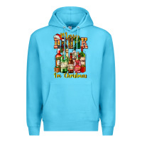 Ocean Blue merry drunk im christmas Premium Hoodie - AdoDesignShop