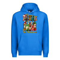 True Royal merry drunk im christmas Premium Hoodie - AdoDesignShop