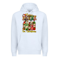 White merry drunk im christmas Premium Hoodie - AdoDesignShop