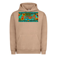 Pigment Burro blessed turquoise gemstone cactus and sunflower licanse plate Urban Hoodie - Artiststas