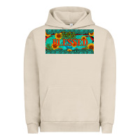 Pigment French Oak blessed turquoise gemstone cactus and sunflower licanse plate Urban Hoodie - Artiststas