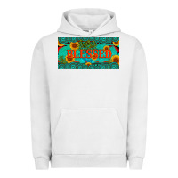 Pigment Lunar Rock blessed turquoise gemstone cactus and sunflower licanse plate Urban Hoodie - Artiststas