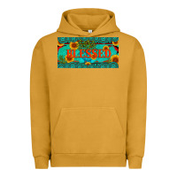 Pigment Peanut Butter blessed turquoise gemstone cactus and sunflower licanse plate Urban Hoodie - Artiststas