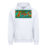White blessed turquoise gemstone cactus and sunflower licanse plate Urban Hoodie - Artiststas