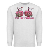 Oatmeal Heather Save The Pumpkins Premium Sweatshirt - texasbilliewilder
