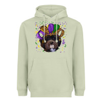 Matcha mardi gras hat havanese dog Heavyweight Hoodie - RanaPortraitStore