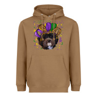 Toasted Coconut mardi gras hat havanese dog Heavyweight Hoodie - RanaPortraitStore