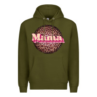 Army Green mama leopard Premium Hoodie - JahusDesignShop