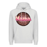 Dove Grey mama leopard Premium Hoodie - JahusDesignShop