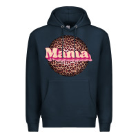 Navy mama leopard Premium Hoodie - JahusDesignShop