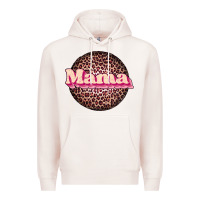 Pale Pink mama leopard Premium Hoodie - JahusDesignShop