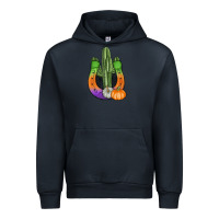 Navy horseshoe halloween cactus Urban Hoodie - AdoDesignShop
