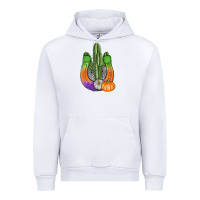 White horseshoe halloween cactus Urban Hoodie - AdoDesignShop