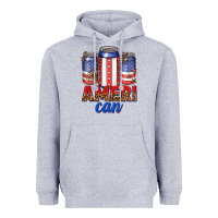 Heather Grey Ameri can Heavyweight Hoodie - texasbilliewilder