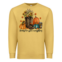 Antique Gold pumpkin spice everything Premium Sweatshirt - RanaPortraitStore