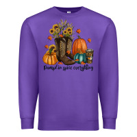 Purple pumpkin spice everything Premium Sweatshirt - RanaPortraitStore