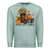 Seafoam pumpkin spice everything Premium Sweatshirt - RanaPortraitStore