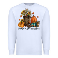 White pumpkin spice everything Premium Sweatshirt - RanaPortraitStore