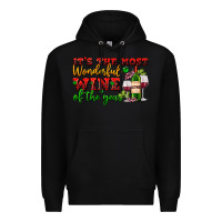 Black its the most wonderful wine of the year Premium Hoodie - AdoDesignShop