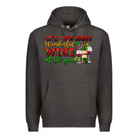 Smoke its the most wonderful wine of the year Premium Hoodie - AdoDesignShop
