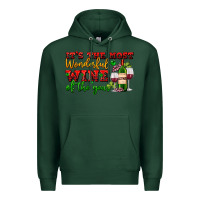 Sports Green its the most wonderful wine of the year Premium Hoodie - AdoDesignShop
