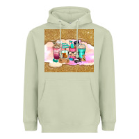 Matcha small business coffee cups Heavyweight Hoodie - Zillion Design Studio