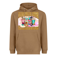 Toasted Coconut small business coffee cups Heavyweight Hoodie - Zillion Design Studio