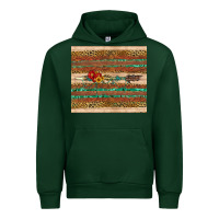 Forest Green arrow wooden sunflower Urban Hoodie - Artiststas