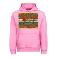 Fuchsia Pink arrow wooden sunflower Urban Hoodie - Artiststas