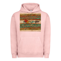 Pigment Salmon arrow wooden sunflower Urban Hoodie - Artiststas