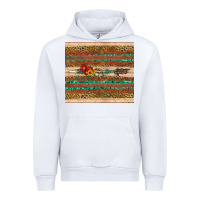 White arrow wooden sunflower Urban Hoodie - Artiststas