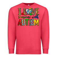 Cardinal i love someone with autism Premium Sweatshirt - Zillion Design Studio