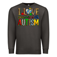 Smoke i love someone with autism Premium Sweatshirt - Zillion Design Studio