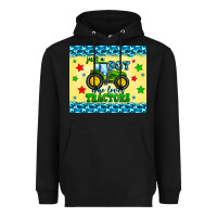 Black just a boy who loves tractors Heavyweight Hoodie - Zillion Design Studio