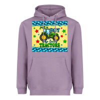 Lavender just a boy who loves tractors Heavyweight Hoodie - Zillion Design Studio
