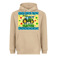 Mushroom just a boy who loves tractors Heavyweight Hoodie - Zillion Design Studio