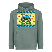 Sage just a boy who loves tractors Heavyweight Hoodie - Zillion Design Studio