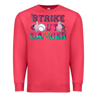 Cardinal Strike Out Cancer Baseball Premium Sweatshirt - texasbilliewilder