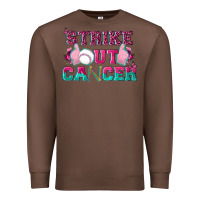 Chestnut Strike Out Cancer Baseball Premium Sweatshirt - texasbilliewilder