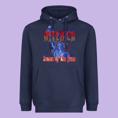 Heavyweight Hoodie America home of the free