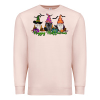 Pale Pink happy halloween gnome pumpkin Premium Sweatshirt - RanaPortraitStore