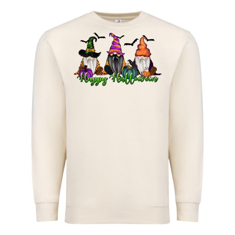 Happy Halloween Gnome Pumpkin Premium Sweatshirt by RanaPortraitStore | Teevron