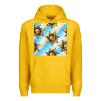 Lemon leopard sun seamless pattern Premium Hoodie - BundleAndBundleShop