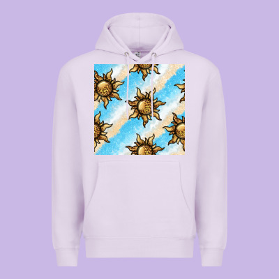 Leopard Sun Seamless Pattern Premium Hoodie Designed By Bundleandbundleshop